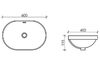 Раковина Ceramica Nova ELEMENT CN5020 Белый 60х40х19,5