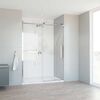 Душевая дверь Vincea Комо Софт (Como Soft) VDS-1CS140CL 140x195 см, профиль хром. Размер регулировки 1385-1405 мм