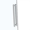 Душевая дверь Vincea Комо Софт (Como Soft) VDS-1CS150CL 150x195 см, профиль хром. Размер регулировки 1485-1505 мм