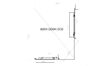 Душевой уголок Vincea Slim-N VSS-4SN8010CLB, 1000*800, черный, стекло прозрачное