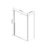 Душевой уголок Vincea Lugano VSR-1L1015CLB-1, 1500*1000, черный, стекло прозрачное