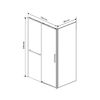 Душевой уголок Vincea Slim Soft VSR-1SS8012CL, 1200*800, хром, стекло прозрачное