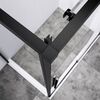 Душевой уголок Vincea Slim-N VSR-4SN8012CLB, 1200*800, черный, стекло прозрачное