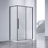 Душевой уголок Vincea Slim-N VSR-4SN9014CLB, 1400*900, черный, стекло прозрачное