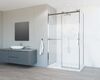 Душевой уголок Vincea Como Soft VSR-1CS9011CL, 1100*900, хром, стекло прозрачное