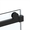 Душевой уголок Vincea Como Soft VSR-1CS9014CLB, 1400*900, черный, стекло прозрачное