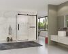 Душевой уголок Vincea Como Soft VSR-1CS1015CLB, 1500*1000, черный, стекло прозрачное