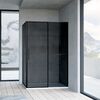 Душевой уголок Vincea Slim Soft VSR-1SS9012CGB, 1200*900, черный, стекло тонированное