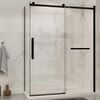 Душевой уголок Vincea Como Soft VSR-1CS1015CLB, 1500*1000, черный, стекло прозрачное