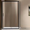 Душевой уголок Vincea Garda VSR-1G9012CLB, 1200*900, черный, стекло прозрачное