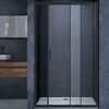 Душевая дверь Vincea Альфа (Alpha) VDS-3AL120CLB 120x190 см, профиль черный матовый. Размер регулировки 1180-1220 мм