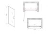 Душевая дверь ABBER Sonnenstrand AG04090 профиль хром 90х195