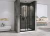 Душевая дверь ABBER Sonnenstrand AG07090B профиль черный 90х195