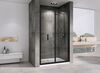 Душевая дверь ABBER Sonnenstrand AG07090B профиль черный 90х195