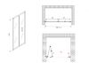 Душевая дверь ABBER Sonnenstrand AG07100B профиль черный 100х195