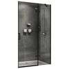 Душевая дверь ABBER Zart AG08090B профиль черный 90х195