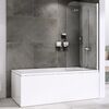 Шторка на ванну ABBER Ewiges Wasser AG52080 распашная 80х140 см