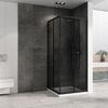 Душевой уголок ABBER Schwarzer Diamant AG02100BDTH дверь раздвижная 100х100