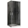 Душевой уголок ABBER Schwarzer Diamant AG020805 дверь раздвижная 80х80