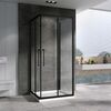 Душевой уголок ABBER Schwarzer Diamant AG02080BH-S80B дверь раздвижная 80х80
