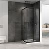 Душевой уголок ABBER Schwarzer Diamant AG02090BH дверь раздвижная 90х90