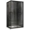 Душевой уголок ABBER Schwarzer Diamant AG02128BH дверь раздвижная 120х80