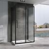 Душевой уголок ABBER Schwarzer Diamant AG30160BH-S70B-S70B дверь раздвижная 160х70