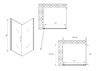Душевой уголок ABBER Sonnenstrand AG04080-S90 дверь распашная 80х90