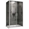 Душевой уголок ABBER Sonnenstrand AG04100C-S75 дверь распашная 100х75