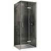 Душевой уголок ABBER Zart AG08070P-S71 дверь складная 70х70