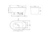 Акриловая ванна без перелива BELBAGNO BB71-1500-W0, 1500x750x600