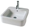 Раковина полувстраиваемая HATRIA HAPPY HOUR Y0M801, размер 48х48x13.5 см