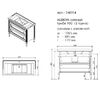 Тумба для раковины Caprigo Albion Concept 100 см 34014 цвет SF-019