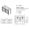 Тумба для раковины Caprigo Albion Concept 120 см 34024 цвет SF-015
