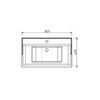 Тумба для раковины Caprigo Albion Concept 80 см 34015 цвет SF-04