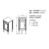 Комод Caprigo Albion Concept 34060L/R цвет SF-024