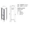 Шкаф-пенал Caprigo Albion Concept 34050R цвет SF-04