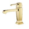 Смеситель Caprigo Diamante 50-020-ORO для раковины с донным клапаном золото