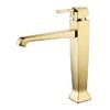 Смеситель Caprigo Diamante 50-023-ORO для раковины с донным клапаном золото