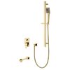 Душевой комплект Caprigo DIAMANTE 50-210-ORO с изливом для ванны золото