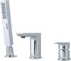 Смеситель на борт ванны Allen Brau Infinity 5.21008-00 (с внутренней частью) хром