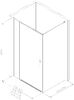 Душевой уголок Allen Brau Priority 100x90 3.31006.BBA + 3.31018.BBA черный браш