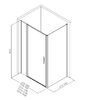 Душевой уголок Allen Brau Priority 160x90 3.31037.00 + 3.31043.00 хром