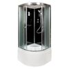 Душевая кабина Deto B10S с электрикой BLACK 100х100х220см