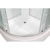 Душевая кабина Deto EM2780N LED с гидромассажем  80х80х210см