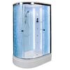 Душевая кабина Deto EM2712R LED с подсветкой и гидромассажем 120х80х220см
