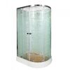 Душевая кабина Deto EM1512L с электрикой 120х80х220см