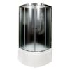 Душевая кабина Deto B10 BLACK без крыши 100х100х208см