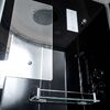 Душевая кабина Deto B10 BLACK без крыши 100х100х208см