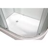 Душевая кабина Deto D272S LED L с подсветкой 120х80х220см